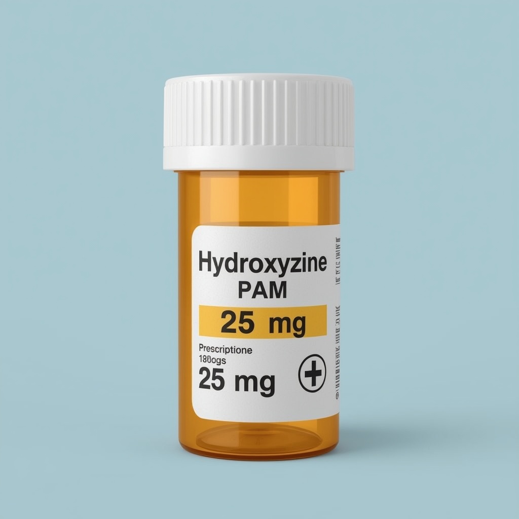Hydroxyzine pam 25 mg cap: uses, dosing, side effects, interactions, and comparisons